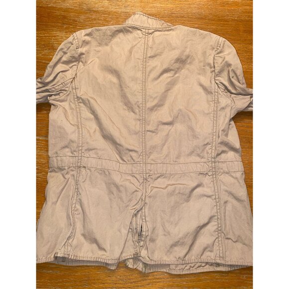 Loft Womens Beige Military Style Utility Jacket Size MP - Picture 5 of 5
